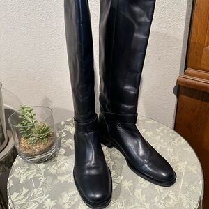 Etienne Aigner Black Heeled Boots